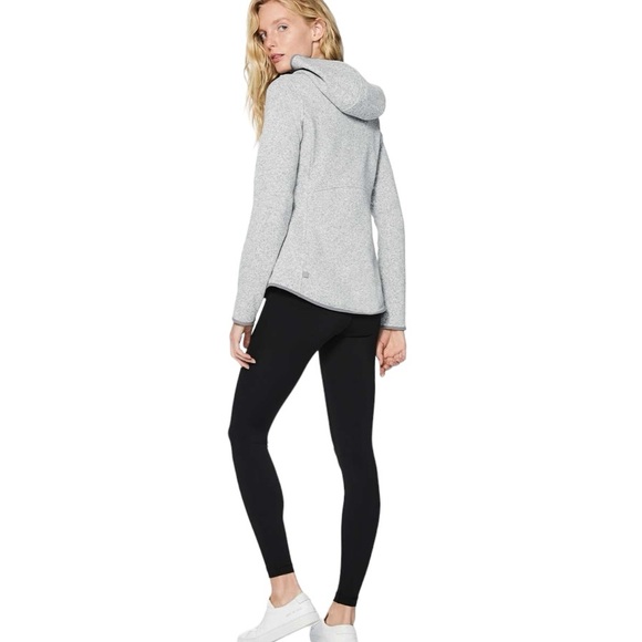 Lululemon Fleece and Thank You Light Gray Pullover Hoodie 4 - Picture 3 of 11